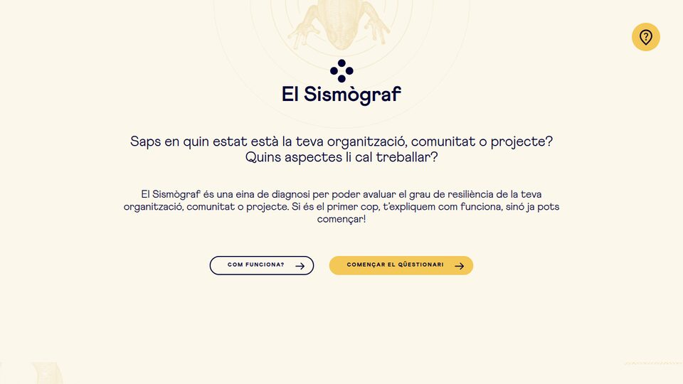 El Sismògraf, eina de diagnosi de resiliència